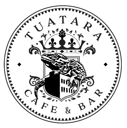 Round Logo Tuatara Cafe and Bar